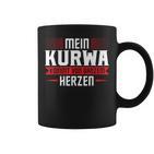 Mein Kurwa Kommton Ganzem Herz Polen Kurwa Tassen