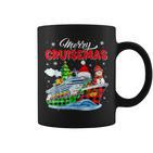 Merry Christmas Cruise Santa Cruise Ships Xmas Symbols Lover Tassen