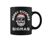 Merry Rizzmas Sigmas Rizz Christmas Santa N Gen Alpha Tassen