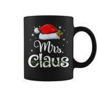 Mr And Mrs Claus Pyjama Santa Tassen