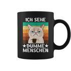 Office Humour Sarcasm Coffee Cat Ich Sehe Dupdy People Tassen