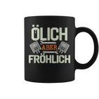 Olich Aber Fröhlich Oil Mechanic Car Screwdriver Tassen