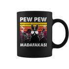 Pew Pew Madafakas Women'sintage Rabbit Crazy Rabbit Tassen