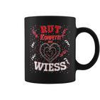 Rut Wiess Carnival Costume Cologne Red Confetti In Heart Tassen