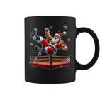 Santa Wrestling Christmas Wrestler Matching Sport Lover Tassen