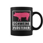 Schweine Flusterer Schweinebauer Tassen