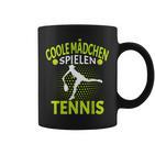 Tennis Player Cool Girls Playing Tennis Tassen