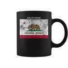 Vintage California Flag Tassen