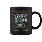 All I Want For Christmas Is Playing Darts Ugly Xmas Sweater Tassen