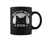 Women's Best Cat Mum And Cat Mummy Ever Retro Tassen