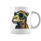 Camel With Sunglasses Gray Tassen