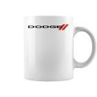 Dodge Wordmark Logo Gray Tassen