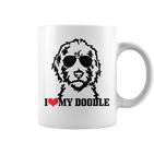 Goldendoodle I Love My Doodle Labradoodle Golden Doodle Dog Tassen