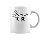 Groom To Be Script Wedding And Bride T Tassen