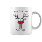 I Am A Reindeer Fun Christmas Gray Tassen