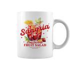 Sangria Is My Favorite Fruit Salad Party Tassen