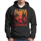 Aloha Hawaii Palm Trees Paradise Beach Holiday Summer Kapuzenpullover