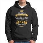 Best Grandpa  Birthday King Majesty Crown Kapuzenpullover