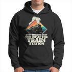 Bring Him Zum Bahnhof  Train Yellowstone Kapuzenpullover