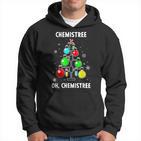 Chemistree Oh Chemistree Science Christmas Chemistry Kapuzenpullover