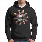 Children's From Different Countries And Nations Flags World Kapuzenpullover