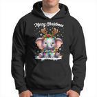 Christmas Outfit Christmas Jumper Elephant Christmas Kapuzenpullover