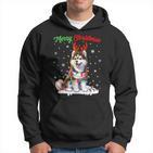 Christmas Outfit Christmas Jumper Husky Dog Christmas Kapuzenpullover