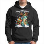 Christmas Outfit Christmas Jumper Turtle Christmas Kapuzenpullover