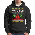 Christmas Slogan 404 Error Sweater Not Found Ugly Christmas Kapuzenpullover