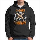 Cigars Are My Therapy Smoker Saying Cigar Smoke Tobacco Kapuzenpullover