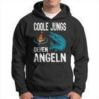 Cool Boys Going Fishing Fish Sports Fisherman Fishing Kapuzenpullover