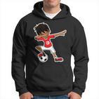 Dabbing Soccer Boy Tunisian Children's Tab Kapuzenpullover