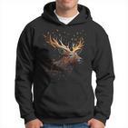 Deer Animal Motif Elk Forest Animal Print Deer Kapuzenpullover