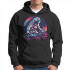 Dj Astronaut Space Galaxy Techno Rave Edm House Music Planet Kapuzenpullover