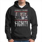 Donald Trump Fist Pump We Fight American Flag Trump 2024 Kapuzenpullover