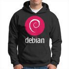 Double-Sided Debian Linux Software Of The Dedicated Community Kapuzenpullover