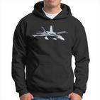 FA-18 F-18 Super Hornet Fighter Plane T Kapuzenpullover