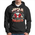 Jingle Beats Music Dj Santa Christmas Ugly Xmas Kapuzenpullover