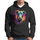 Galgo Espanol Colourful Greyhound Kapuzenpullover