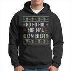 Ho Ho Hol Mir Mal Ein Bier Christmas Kapuzenpullover