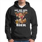 Ho Ho Hol Mir Mal Ein Bier Reindeer Saying Christmas Kapuzenpullover