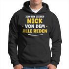 Ich Bin Dieser Nick Ich Bin Dieser Kapuzenpullover