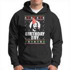 Jesus Nasty Christmas Knitted Jacket With Birthday Boy Kapuzenpullover