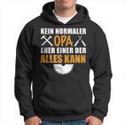 Kein Normaler Opa Ein Alleskönner Herren Männeratertag Opa Kapuzenpullover