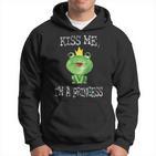 Kiss Me I'm A Princess Frog Kapuzenpullover