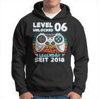 Level 6 Years Birthday Young Gamer 2018 Birthday Kapuzenpullover