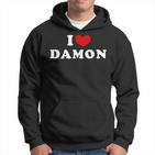 I Love Damon Kapuzenpullover