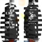 Lustiges Wellensittich Liebe Tut Weh Kapuzenpullover