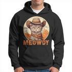 Meowdy Cat Meow Cowboy Hat Country Music Texas Kapuzenpullover