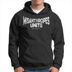 Misanthropes Unite Astociales Inverted Distressed Kapuzenpullover